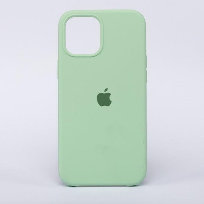 Оригинальный силиконовый чехол для iPhone 11 Светло Зеленый FULL