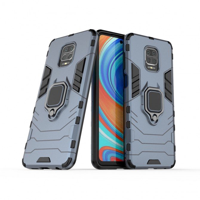 HONOR Hard Defence Series Xiaomi Redmi Note 9 Pro/Note 9s Space Grey (with magnet)-3