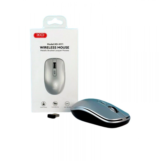 Миша XO M11 YuShen Wireless Silver-2