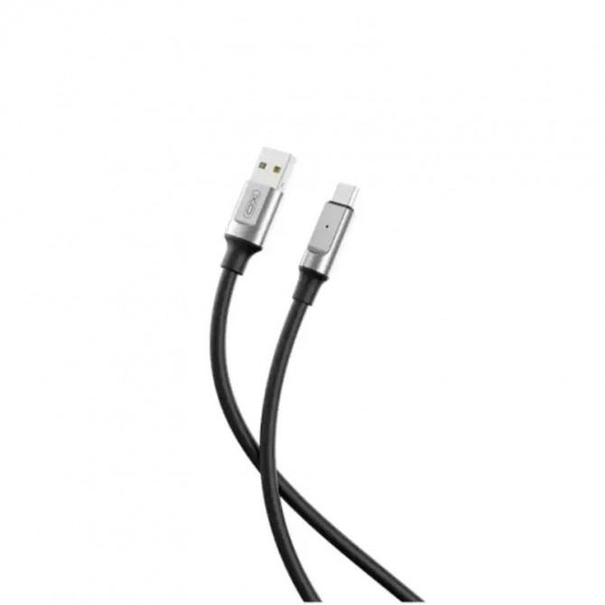 Кабель XO NB251 Liquid Silicone Rubber Type-C 6A/1m Black