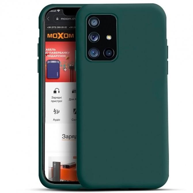 Чехол Original Soft Case Xiaomi Redmi Note 10 Темно-Зеленый FULL