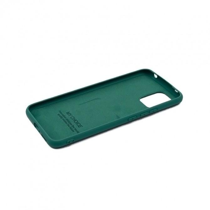 Чехол Original Soft Case Xiaomi Redmi Note 10 Темно-Зеленый FULL-1
