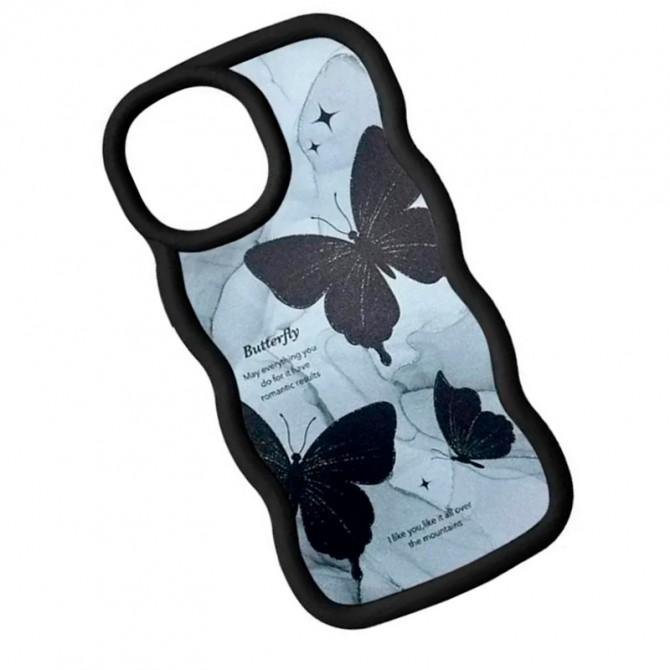 Чохол TPU Cloudy Pictures для Apple iPhone 12 Pro Max / 13 Pro Max (6.7") Butterflies-1