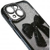 Накладка Glossy Bow для iPhone 14 Black