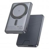 Повербанк Hoco Q46 Title PD20W wireless magnetic (5000 mAh) Silver Grey