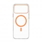 Чохол-накладка Anti-Fall для iPhone 17 Pro Transparent / Orange