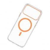 Чохол-накладка Anti-Fall для iPhone 17 Pro Transparent / Orange