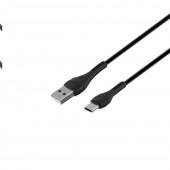 Сетевое зарядное устройство Hoco C72Q QC3.0 Black + USB cable Type-C (2.1A)