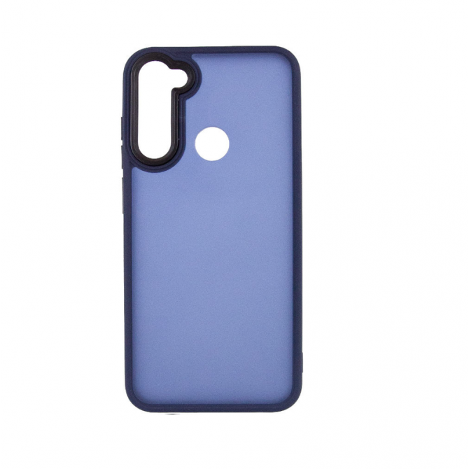 Чехол TPU+PC Lyon Frosted series Xiaomi Redmi Note 8T Navy Blue-1