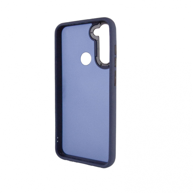 Чехол TPU+PC Lyon Frosted series Xiaomi Redmi Note 8T Navy Blue-2