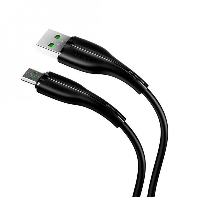 Кабель Usams U38 US-SJ375 Fast Charging MicroUSB 1m Чёрный