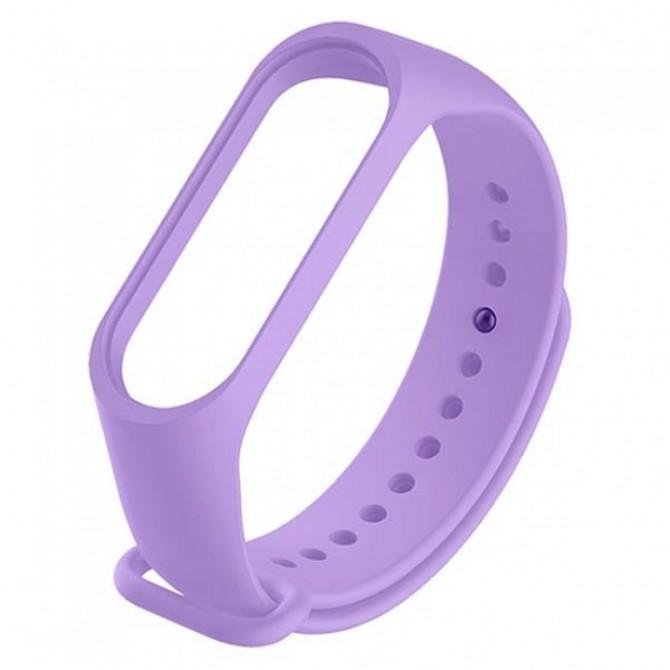 Ремінець для браслета Mi Band 5/6 (Silicon) Lavander-2