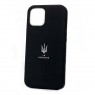 Накладка Soft Case для iPhone 12 Pro Max Тризуб Чорний