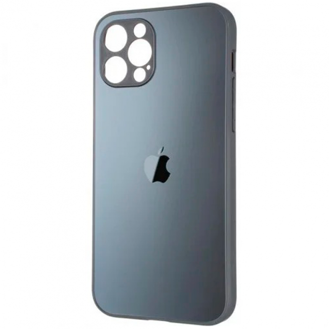 Оригінальний силіконовий чохол для iPhone 12 /12 Pro Сірий FULL-1