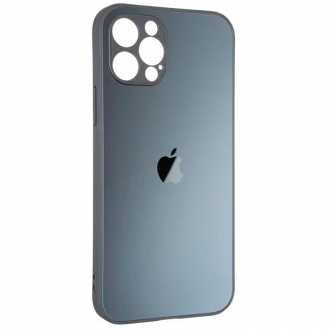 Оригінальний силіконовий чохол для iPhone 12 /12 Pro Сірий FULL-3