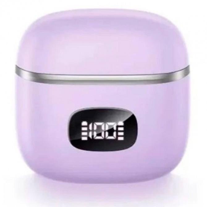 Stereo Bluetooth Наушники Hoco EQ1 Music quide TWS Purple-3