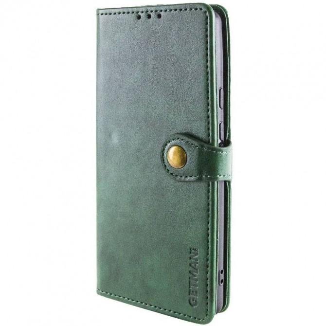 Чехол-книжка GETMAN Gallant for Samsung S21 FE Green-2