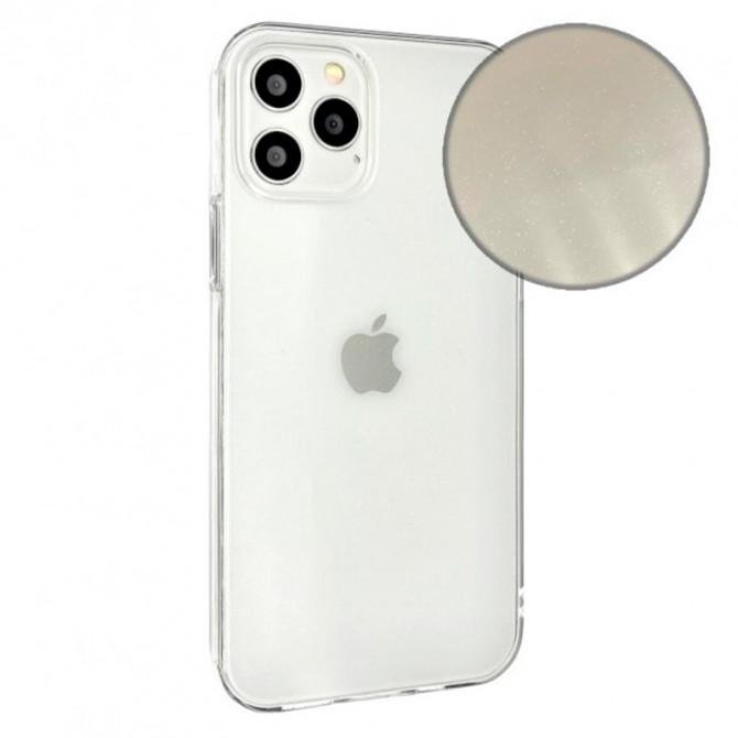Накладка Molan Cano Jelly Sparkle для Apple iPhone 12/12 Pro Прозорий-2