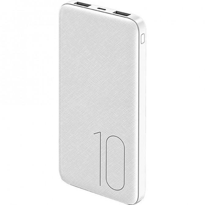 Повербанк Usams US-CD63 PB7 Dual USB 10000 mAh Білий