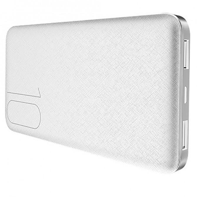 Повербанк Usams US-CD63 PB7 Dual USB 10000 mAh Білий-1