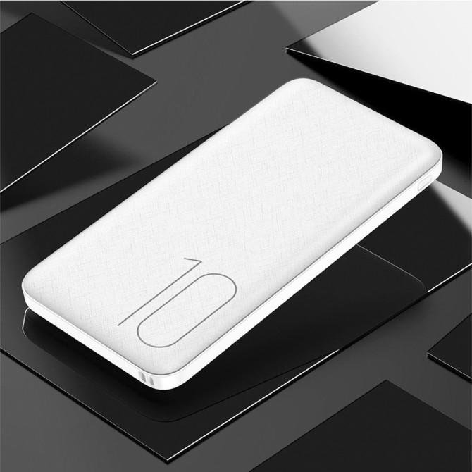 Повербанк Usams US-CD63 PB7 Dual USB 10000 mAh Білий-3