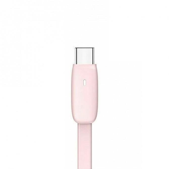 Кабель Usams U6 US-SJ229 Candy Color Data Type-C - USB 1.2m Рожевий (SJ229USB04)-2