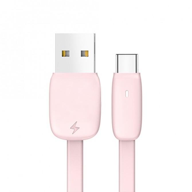 Кабель Usams U6 US-SJ229 Candy Color Data Type-C - USB 1.2m Рожевий (SJ229USB04)-3