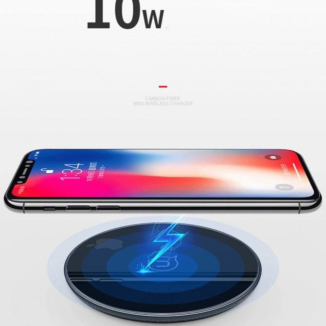 Бездротовий зарядний пристрій USAMS US-CD55 Чорний (CD55TWC01)-2