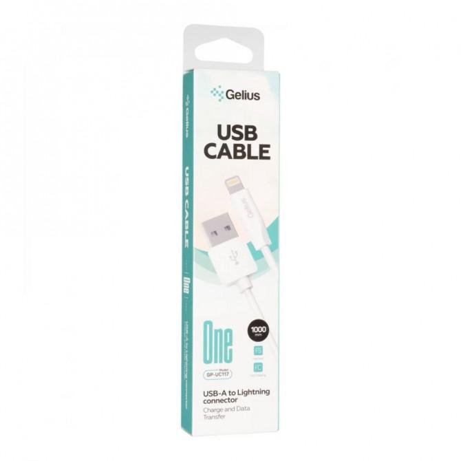 Кабель Gelius One GP-UC117 Lightning White-1