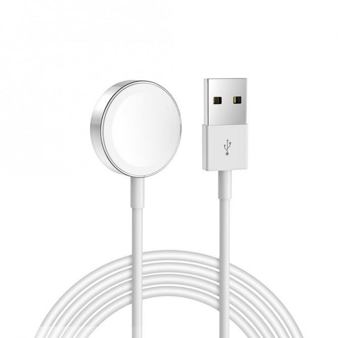 Бездротовий зарядний пристрій Hoco CW16 iWatch White