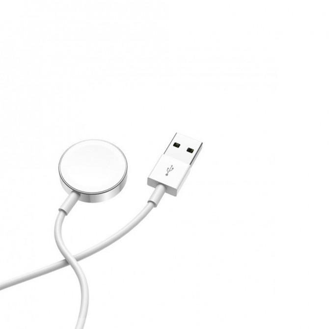 Бездротовий зарядний пристрій Hoco CW16 iWatch White-1
