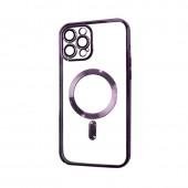 Силиконовый чехол SHINING with MagSafe для iPhone 14 Pro Фиолетовый