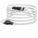 Кабель USB Hoco X53 Ange Lightning White 1m