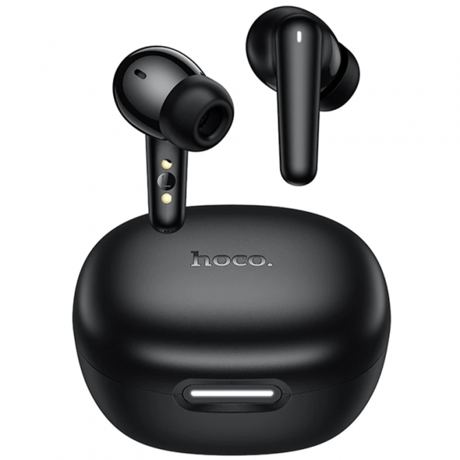 Наушники Bluetooth Headset Hoco EQ100 Intelligent AI (App) Black