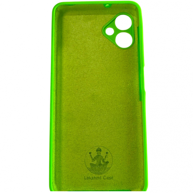 Чехол Soft Case Samsung A065 Galaxy A06 Неоново Зелений FULL-1