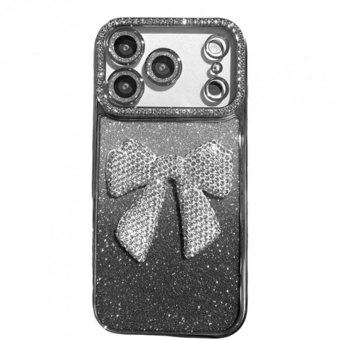 Накладка Glossy Bow для iPhone 17 Pro Max White