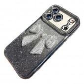 Накладка Glossy Bow для iPhone 17 Pro Max White