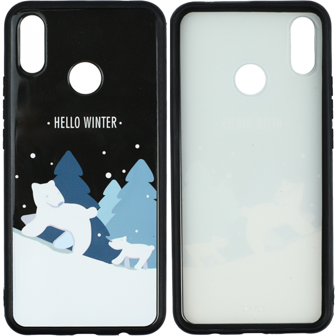 Чехол Silicone Christmas Case для Huawei P Smart Plus/Nova 3i Bear-1