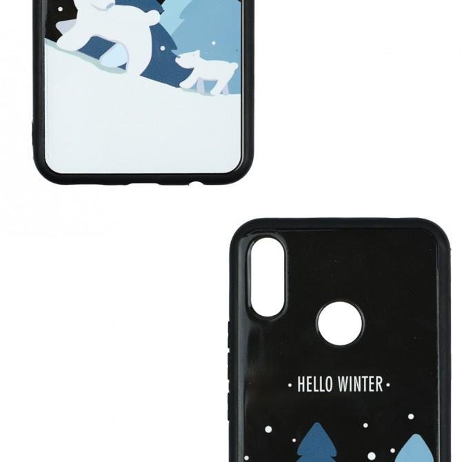 Чехол Silicone Christmas Case для Huawei P Smart Plus/Nova 3i Bear-2