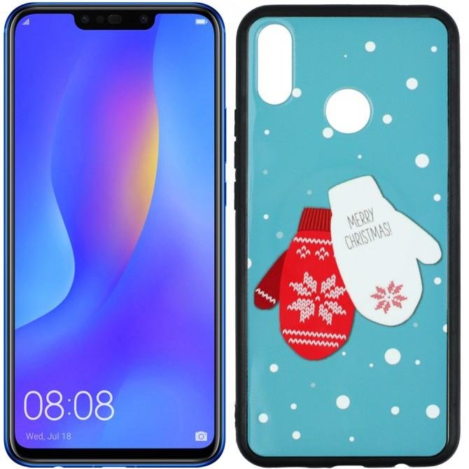 Чехол Silicone Christmas Case для Huawei P Smart Plus/Nova 3i Glove
