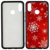 Чехол Silicone Christmas Case для Huawei P Smart Plus/Nova 3i Snowflake