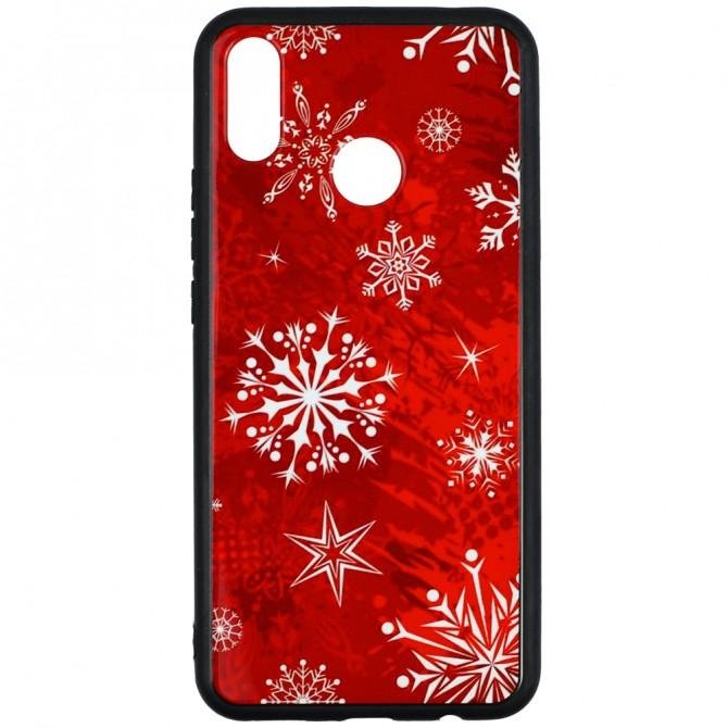 Чехол Silicone Christmas Case для Huawei P Smart Plus/Nova 3i Snowflake-2
