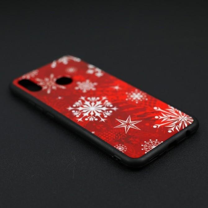 Чехол Silicone Christmas Case для Huawei P Smart Plus/Nova 3i Snowflake-5