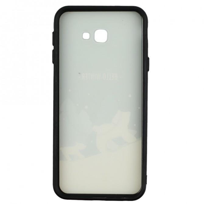 Чехол Silicone Christmas Case для Samsung J415 (J4 Plus) Bear-2