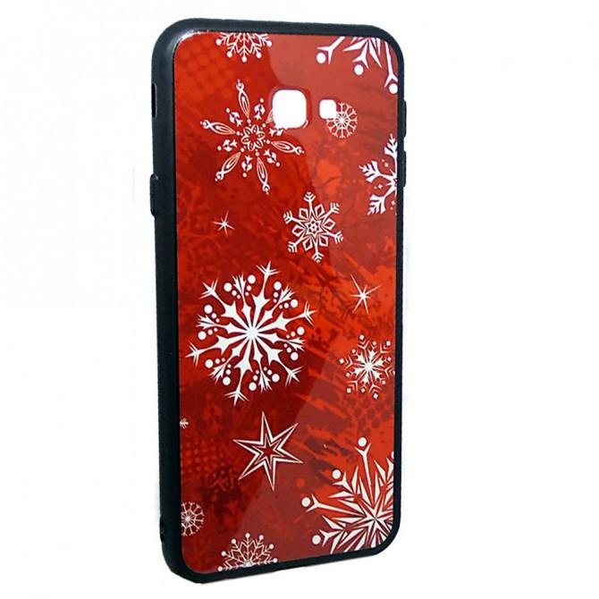 Чехол Silicone Christmas Case для Samsung J415 (J4 Plus) Snowflake-1