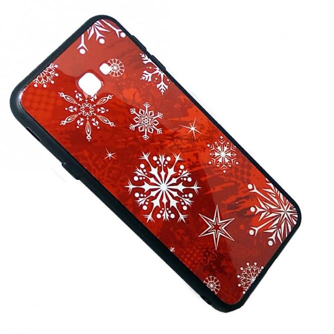 Чехол Silicone Christmas Case для Samsung J415 (J4 Plus) Snowflake-2