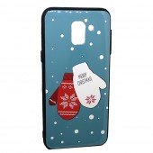 Чохол Silicone Christmas Case для Samsung J610 (J6 Plus) Glove