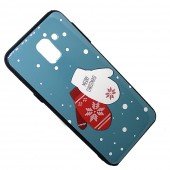 Чохол Silicone Christmas Case для Samsung J610 (J6 Plus) Glove