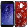 Чохол Silicone Christmas Case для Samsung J610 (J6 Plus) Сніжинка