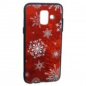 Чехол Silicone Christmas Case для Samsung J610 (J6 Plus) Snowflake Чехол Silicone Christmas Case для Samsung J610 (J6 Plus) Snowflake